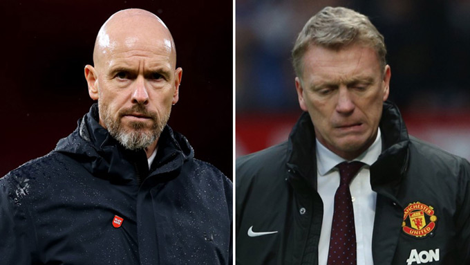 Ten Hag cân bằng kỷ lục khởi đầu mùa giải tệ nhất của MU dưới thời Moyes